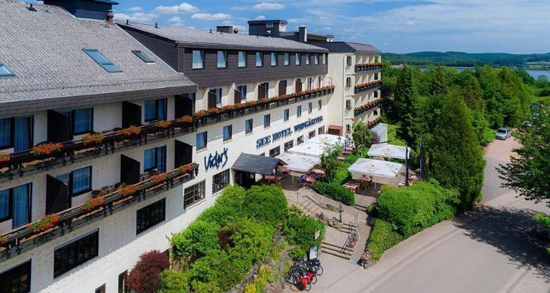 Victor'S Seehotel Weingartner Bostalsee Bosen-Eckelhausen Exterior foto